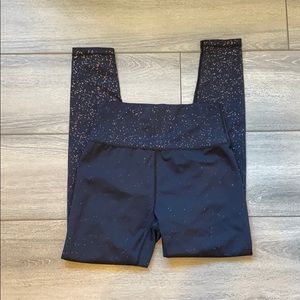 Size Medium Black and Gold Buffbunny Leggings